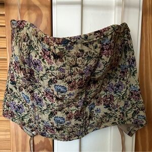 Floral Bustier Top size medium